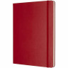 Блокнот MOLESKINE Classic XLarge, без линовки, красный QP092F2