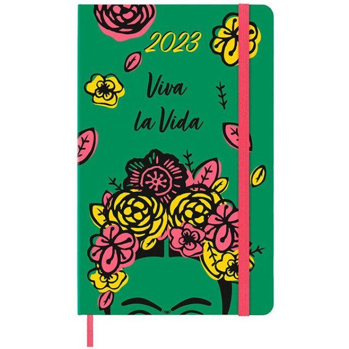 Ежедневник MOLESKINE LE FRIDA KAHLO LARGE DFK12DC3AY23 зеленый